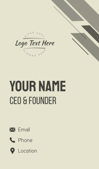 Cool Handwritten Wordmark Business Card Design