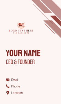 Lounge Furniture Decor Business Card Design