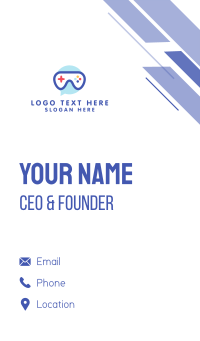 Goggle Message Gaming Business Card Design