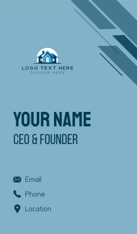 Real Estate House  Business Card Design