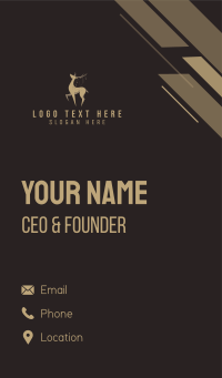 Deer Animal Boutique  Business Card Design