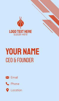 Basketball Technology  Business Card Design