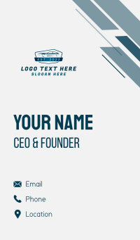 Automotive Speed Racer Business Card Design