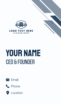 Truck Logistics Company Business Card Design