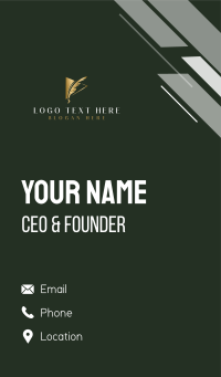 Feather Quill Journalism Business Card Design