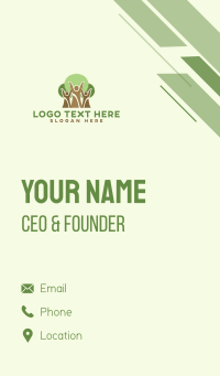 Community Tree Nature Business Card Design