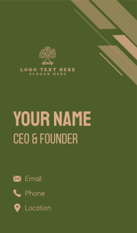 Learning Tree Book Business Card Design