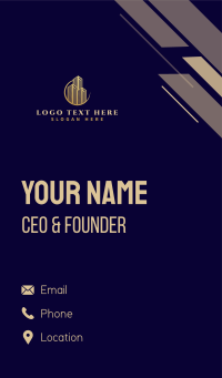 Premium Building Skyscraper Business Card Design