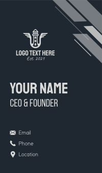 Watchtower Wings Business Card Design