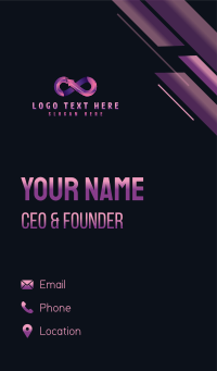 Infinity Loop Arrow Business Card | BrandCrowd Business Card Maker