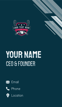 Hockey Varsity League Business Card Design