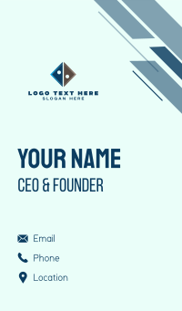 Triangle Tech Company  Business Card Design