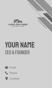 Fast Car Automobile Business Card Design