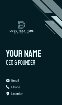 Professional Advertising Startup Business Card Design