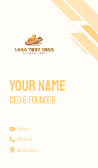 Bread Lame Utensil Business Card Design