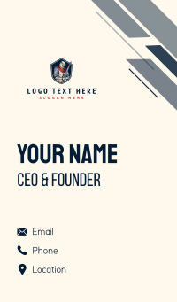 Templar Knight Crusader Business Card | BrandCrowd Business Card Maker