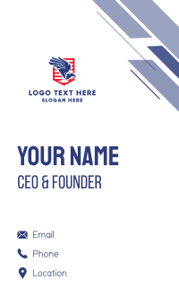 American Eagle Wings Business Card Design