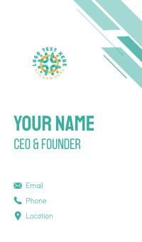 Community People Organization Business Card Design