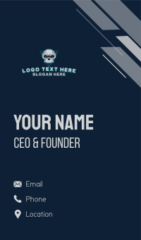 Skull Gaming Technology Business Card Design