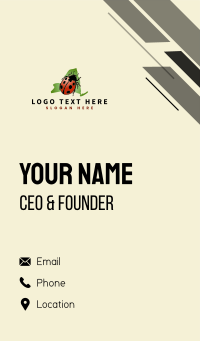 New York Bug Insect Business Card Design