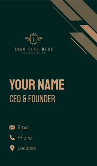 Luxury Royalty Wings Business Card Design