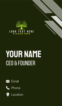 Tree Leaf Pages Business Card Design