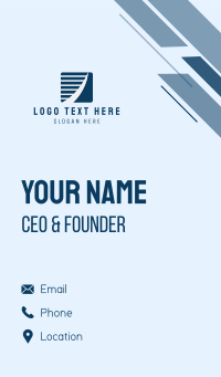 Generic Business Square Business Card Design