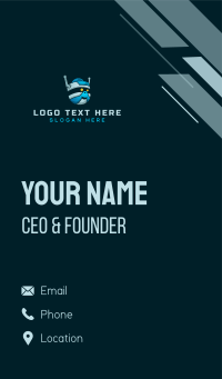 Tech Robot Gaming Business Card Design