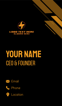 Lightning Charge Electric Business Card Design