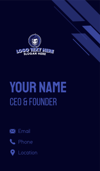 Scary Mascot Gaming  Business Card Design