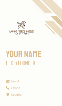 Cartoon Money Sack Business Card Design