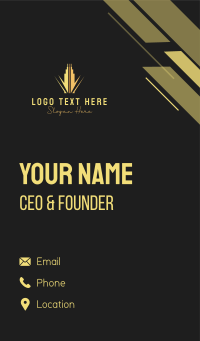 Gold Building Skyscraper Business Card Design