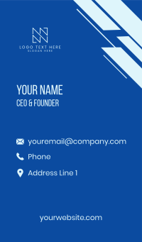 Generic Business Letter N Business Card | BrandCrowd Business Card Maker