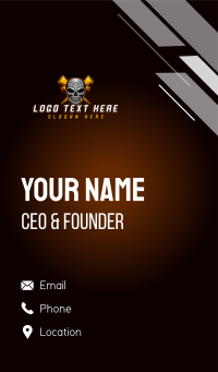 Thunder Skull Gaming Business Card Design