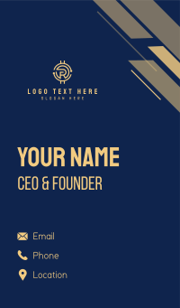 Digital Crypto Letter R Business Card Design