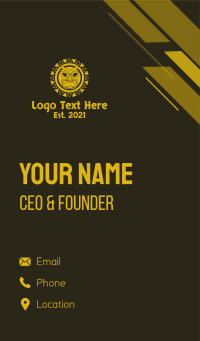 Tribal Aztec Relic Business Card Design