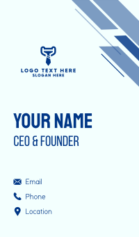 Corporate Suit Letter T Business Card Design