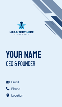 Star Leadership People Business Card Design