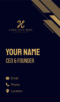 Elegant Luxury Boutique Business Card Design