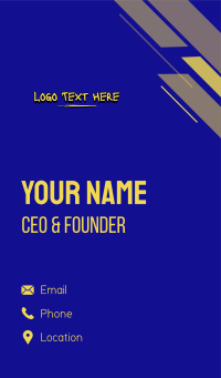 Creative Mural Wordmark Business Card Design