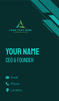 Pyramid Tech Agency Business Card Design