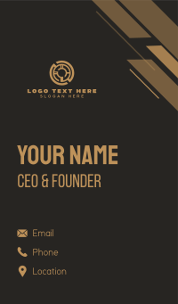 Digital Tech Cryptocurrency Business Card Design