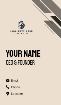 Horse Crown Legal Business Card Design