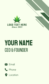 Lighthouse Marijuana  Business Card Design