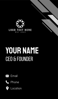 White Dartboard  Business Card Design