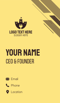 Electric Castle Business Card Design