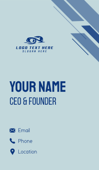 Unique Car Symbol Business Card Design