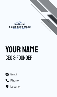 Sports Car Automotive Business Card Design