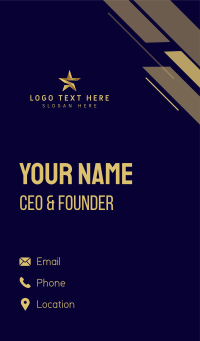 Star Tech Company Business Card Design