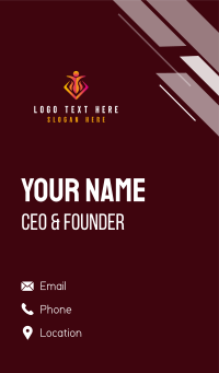 People Foundation Team Business Card Design